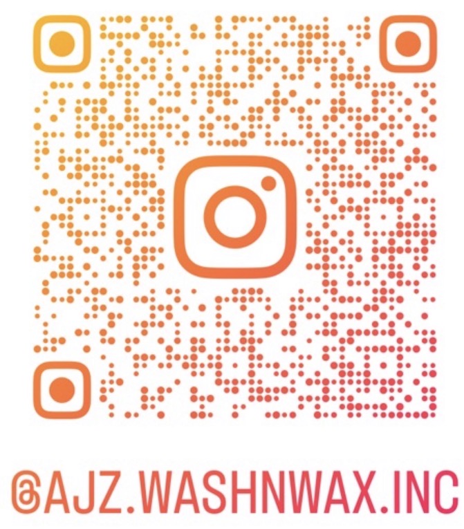 Scan to follow AJZ Wash & Wax Inc. on Instagram
